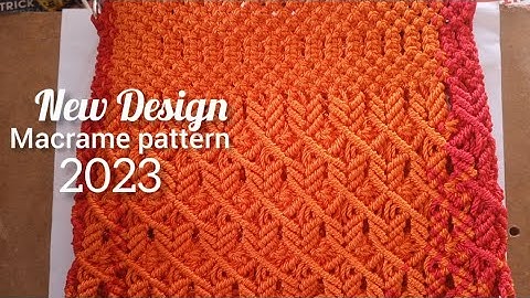 Macrame bag 2023 new design /How to make #magnificalcorecraft