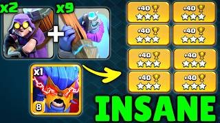 Spam THROWERS + Ruin Witch is Really Powerful | BEST attack Strategy For Every Rank Battle | Coc