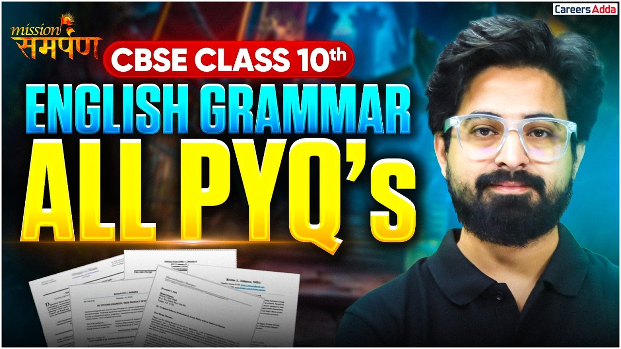 Class 10 English | Most Repeated PYQs | English Grammar | Board Exam 2025-26