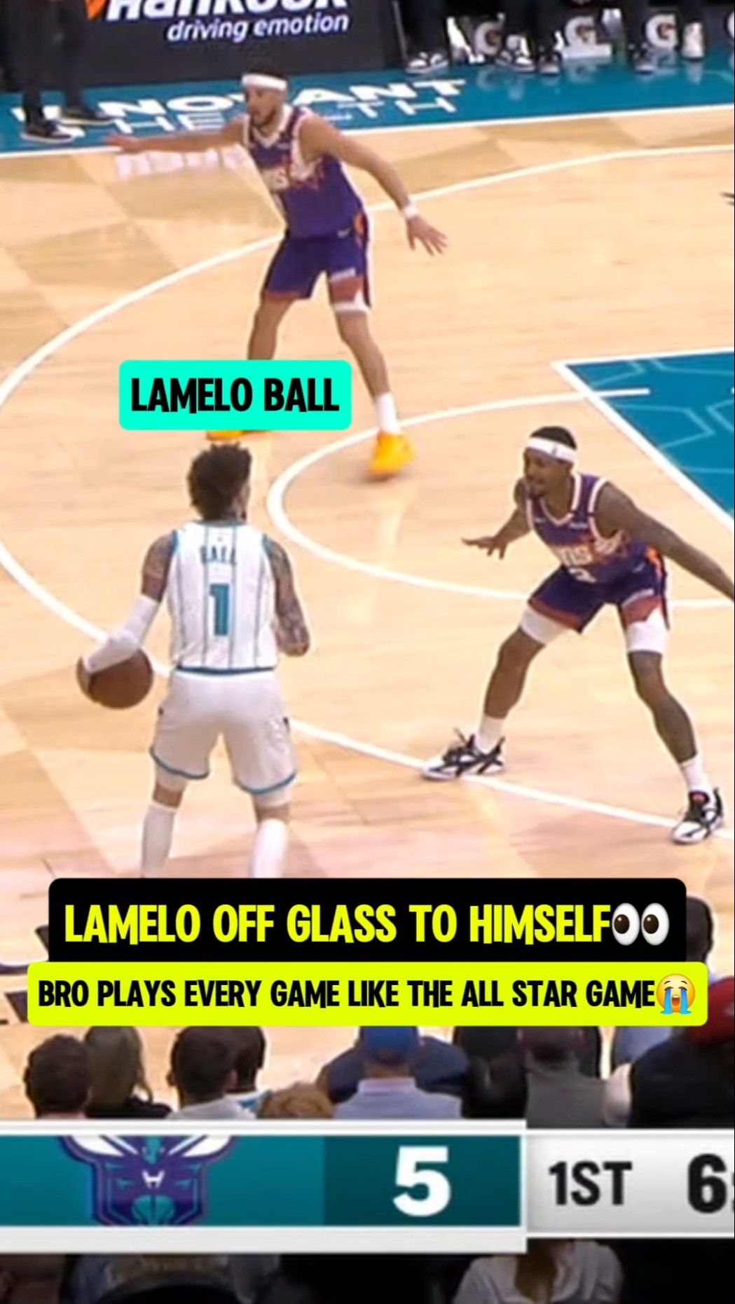 LaMelo is just toying with the Suns?