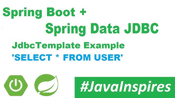 Spring Boot 2 + Spring Data JDBC + MySQL (JdbcTemplate with Select Query) Example | Java Inspires