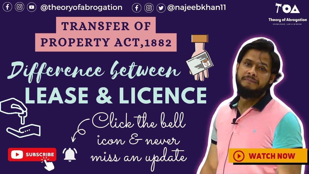 difference-between-lease-and-licence-youtube
