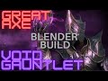 New World Crazy Damage Blender Build! (Great Axe and Void Gauntlet)