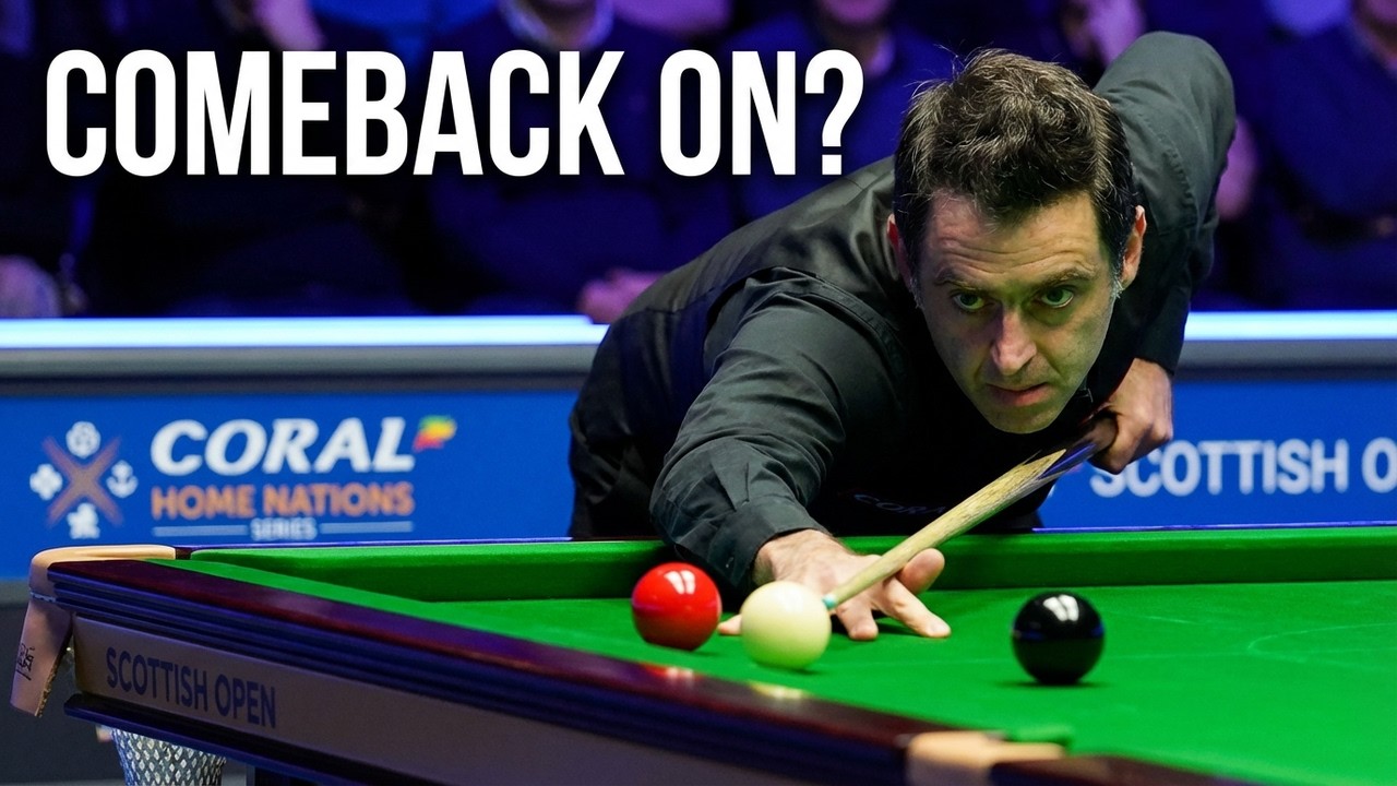 The Comeback Attempt! Ronnie O’Sullivan Refuses to Give Up! - YouTube