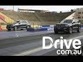 Jeep SRT8 v AMG ML63 | Drag Race | Drive.com.au