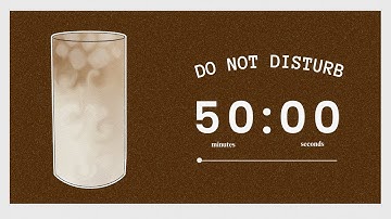 ☕ 4 Hour Study With Me (latte) | 50/10 Pomodoro w/ Cozy Lofi Music 📚