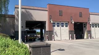 Mesa fire an medical department engine 220 responding code 3 to back pain /BLS 