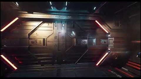 Blender rigged door in engine