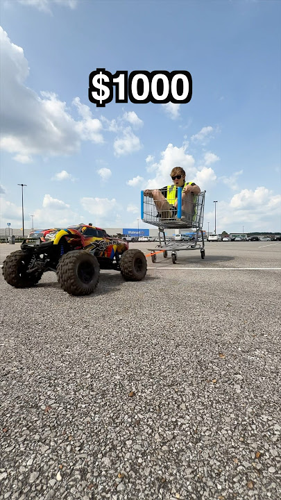 $5 vs $1,000 RC Grocery Cart Pull