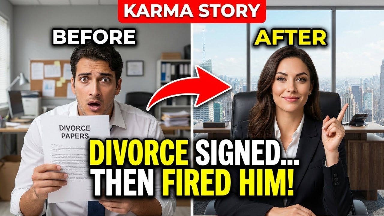 I Signed The Divorce Papers... Then I Fired Him From My Company!