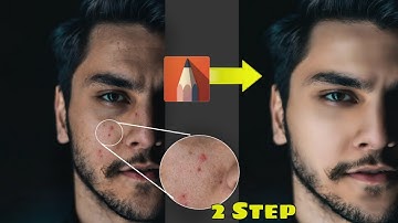 Clean your face & hide your pimple on photo using Autodesk sketch book#new#2020
