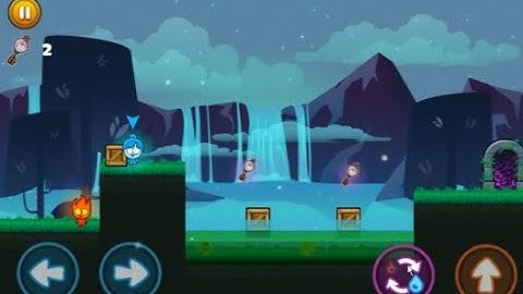 Red boy and blue girl forest temple maze adventure game level easy1 to level easy9 complete