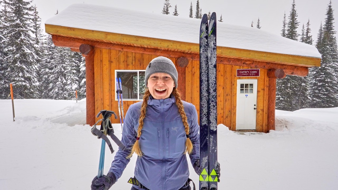 ノルディックトラックSkiing in Your  ノルディックウォーク Nordic Skiing in Canadian Mountains! - YouTube