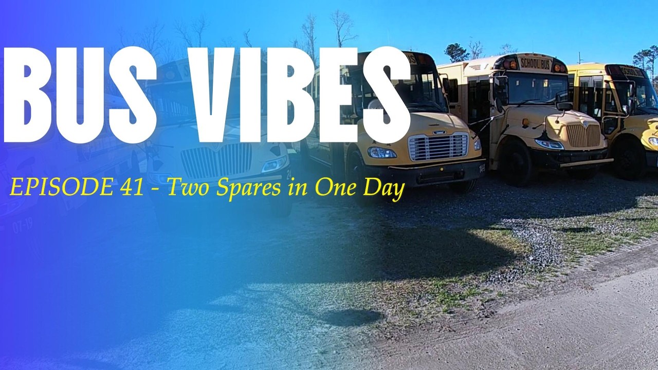 Bus Vibes - Episode 41 - Bus VLOG - Two Spare Buses in One Day