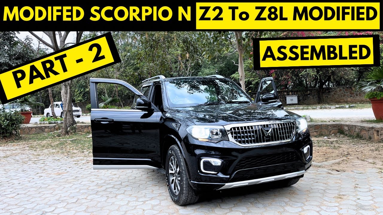 mahindra scorpio modification ✅ scorpio customized interior ✅ red line scorpio ✅ part 2