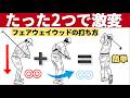 【たった2つでスイング激変】フェアウェイウッドの打ち方（簡単にボールが上がる）