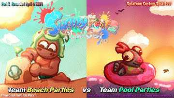 Splatoon Custom Splatfest - Pool Parties vs Beach Parties part 3