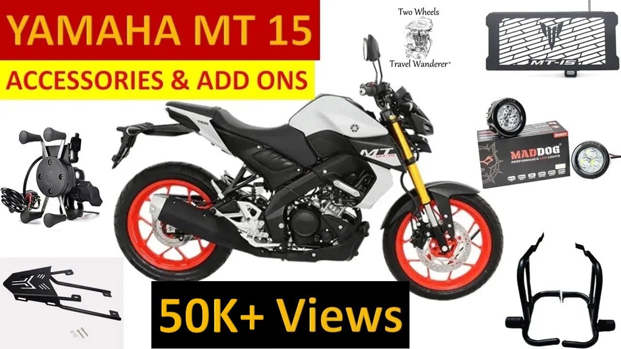 Yamaha MT15 Accessories & Addons Basic necessary Modifications 