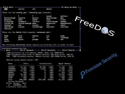 Как установить ОС FreeDOS на современный настольный компьютер или ноутбук?
