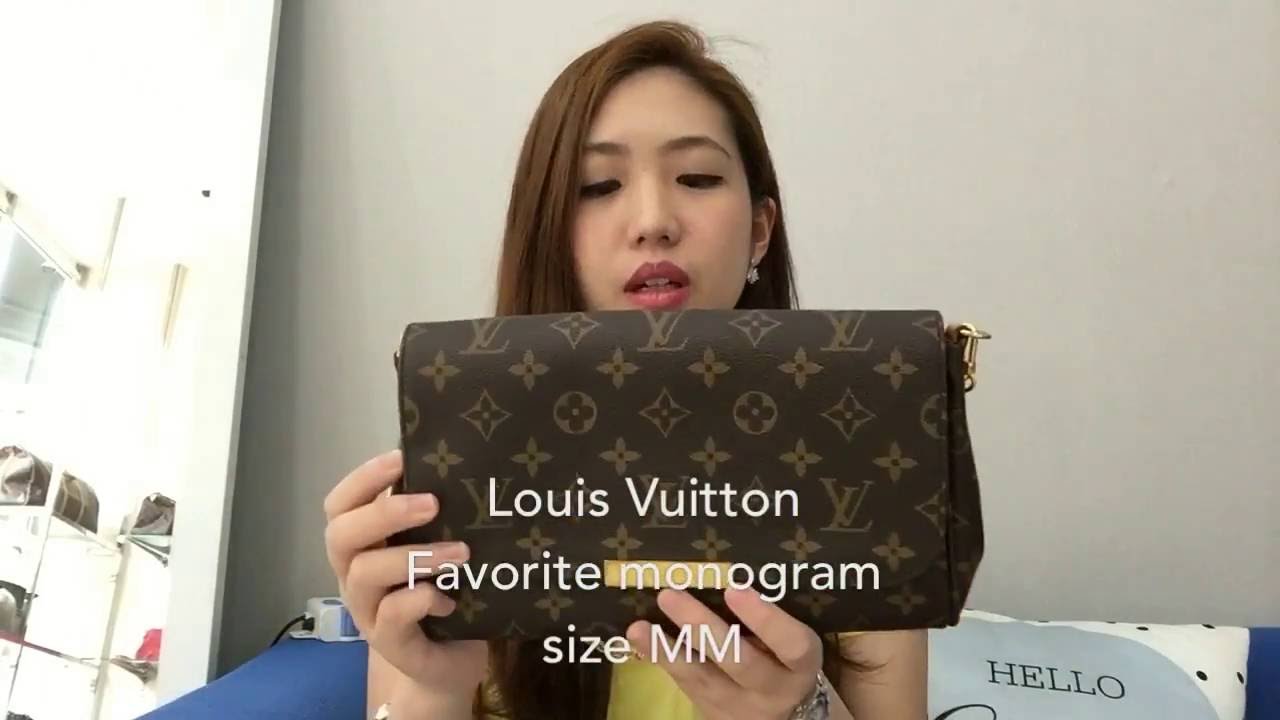 Review Louis Vuitton Favorite monogram MM - YouTube