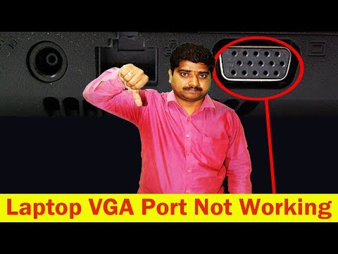 Laptop CRT VGA Port Error