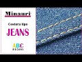 👖🧵Cómo coser fácil tela Jean (Denim-Vaǫuero-Tejano) en máǫuina casera -Trucos de costura (ᴇɴɢ sᴜʙ)