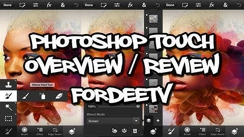 Photoshop Touch - iPhone App Overview / Review