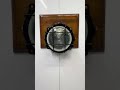 Vintage Black-Coated Marine Bulkhead Wall Light – Salvaged Aluminum Ship Deck