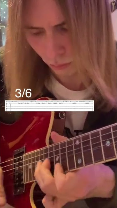 Metallica - One (Guitar Solo Cover) With Tabs