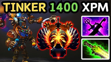 🔥 THIS IS HOW TINKER MID DOMINATES WITH 1400 XPM LIKE A TURBO MATCH 💥 | DOTA 2 🔥