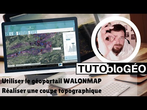 Utiliser le géoportail WALONMAP et réaliser une coupe topographique ? TUTO