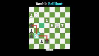 Double Brilliant Sacrifices 🤔☠️#chess #rook #chessstrategies #puzzle
