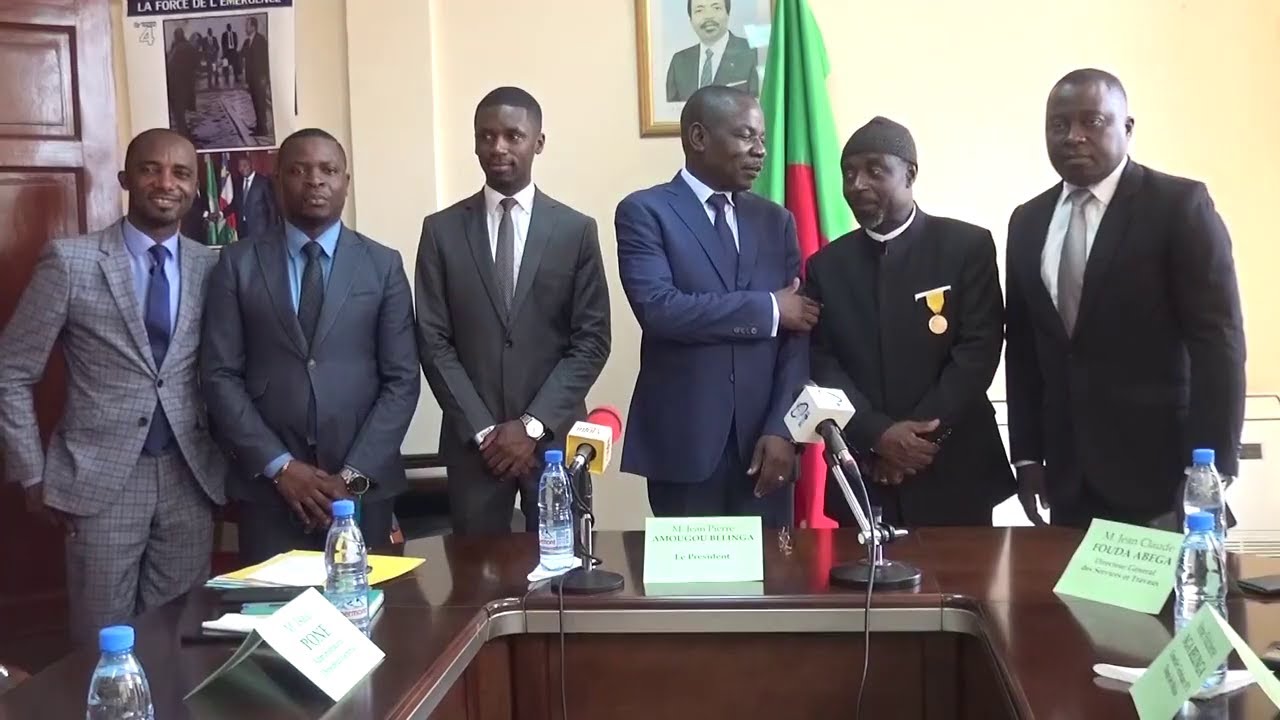 GROUPE L'ANECDOTE : AMOUGOU BELINGA INSTALLE LES NOUVEAUX RESPONSABLES