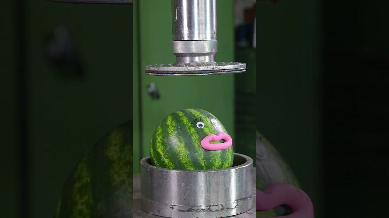 Tomatoes Vs 150 Ton Hydraulic Press Hydraulicpress Crushing Satisfying Viral
