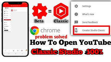 How To Open YouTube Classic Studio Beta | YouTube Classic Studio Old Version 🙉 #YouTubeclassicStudio