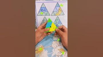 Unveiling the secret to solving a pyaminx puzzle cube  #shorts