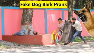 Fake Dog Bark Prank || Angry Dog Barking Prank - So Funny Reaction Prank
