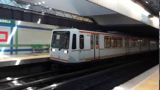 Ankara Metro Arriving To Anadolu Station