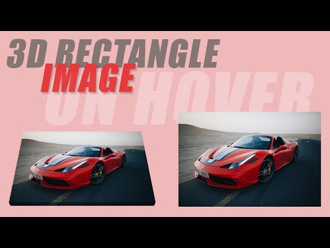 3D Rectangle Shape Image Hover Effects using CSS Only