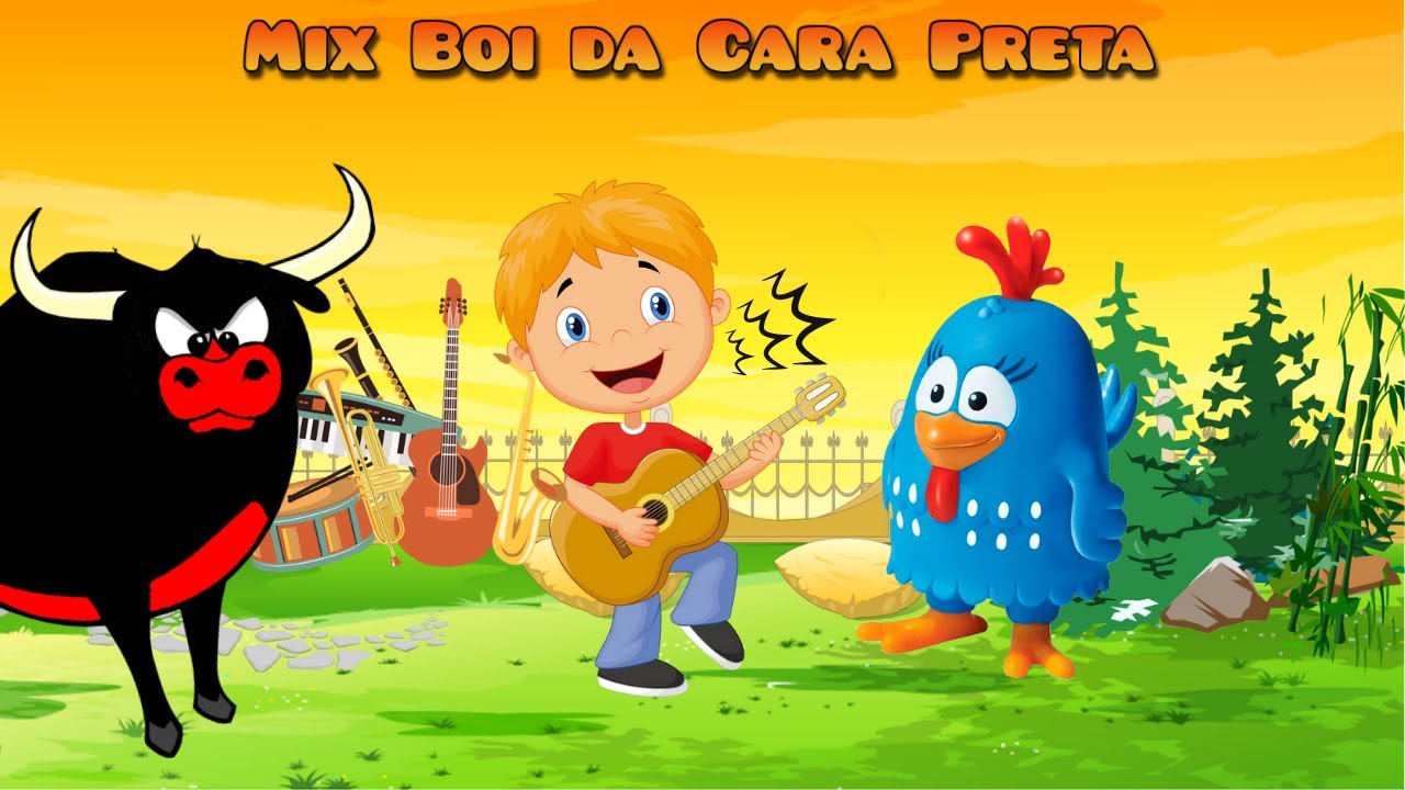 ⁣Mix Boi da Cara Preta - Canção de Ninar - Galinha Pintadinha Toy