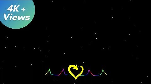 Black Screen Heart Particles Effect For Status | Avee Player Template Download