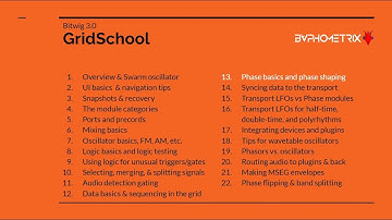 Bitwig Grid School 13 - Phase Basics & Phase Shaping