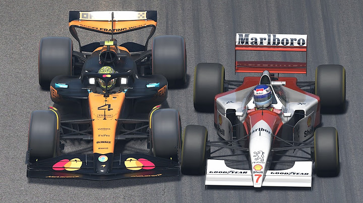 Oscar Piastri vs Mika Häkkinen | 2025 McLaren MCL39 vs 1994 McLaren MP4/9 | F1 at Monza