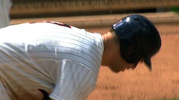 CLE@MIN: Mauer plates two with fourth hit of the game