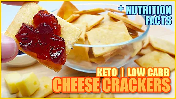 KETO CHEESE CRACKERS - 20 MINS RECIPE
