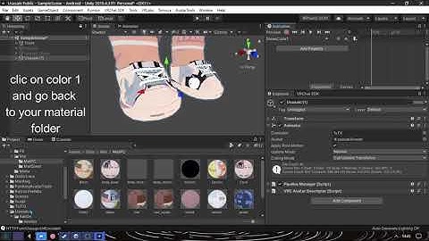 How to make material swap toggle on vrchat avatar