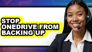 How to Stop Onedrive from Backing Up (updated)