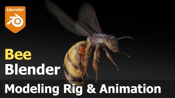 Flying Bee Animation in | Blender 2.9 | EEVEE