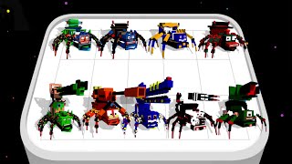 SPIDER TRAIN CRAFT MERGE BATTLE GAMEPLAY MAX LEVEL screenshot 5