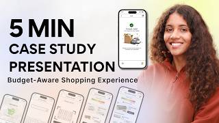 5 MIN UX Case Study Presentation| Real-Time Budgeting Experience (User Research to Prototype)